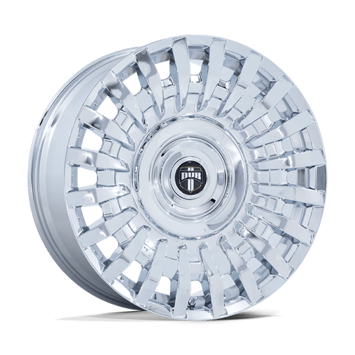 24X9 DUB DC272 Honcho Chrome 5x115 ET15 Wheel Rim