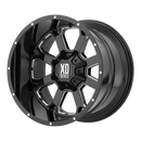 20X10 KMC XD Buck 25 Gloss Black Milled Wheel/Rim 5x127 20-10 5-127-3