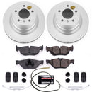 PowerStop Genuine Geomet Coated Rotor and Carbon-Fiber Ceramic Brake Pad Kit