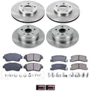 PowerStop OE Stock Replacement Low-Dust Ceramic Brake Pad and Rotor Kit