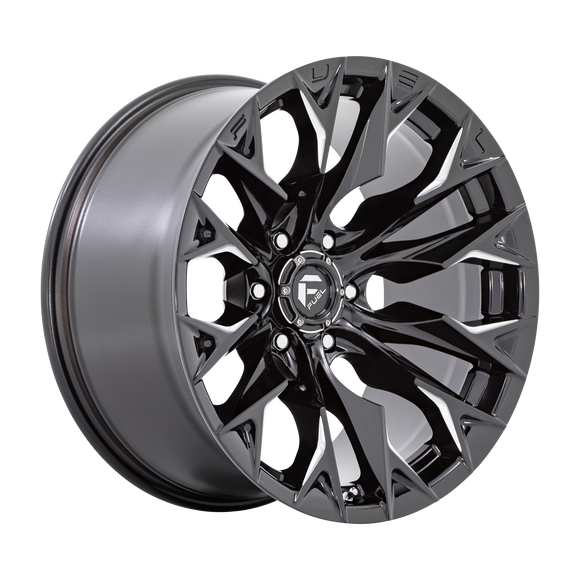 22x12 Fuel Off-Road D803 Flame Gloss Black Milled 6x139.7 ET-44 CB106.1 Wheel