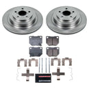 PowerStop OE Stock Replacement Low-Dust Ceramic Brake Pad and Rotor Kit