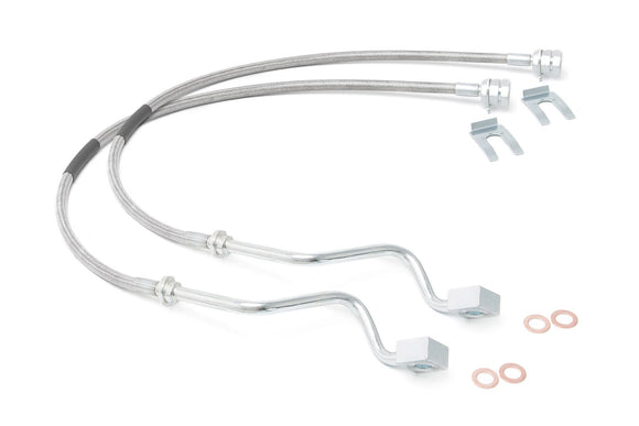 Brake Lines - Stainless - FR - 4-8 Inch Lift - Ford Super Duty (99-04)