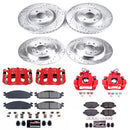PowerStop Z23 Daily Driver Carbon-Fiber Ceramic Pads Drilled & Slotted Rotor & C
