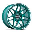 MOTEGI MR158 TSUBAKI 18x9.5 ET35 HOK-GRN MCH CB66.6 Wheel