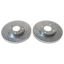 PowerStop Evolution Performance Drilled, Slotted & Plated Brake Rotor Pair
