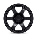 18X9 Fuel D766 RUSH Satin Black 6X114.3 ET1 wheel/rim