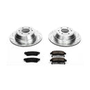 PowerStop Z23 Daily Driver Carbon-Fiber Ceramic Brake Pad and Drilled & Slotted