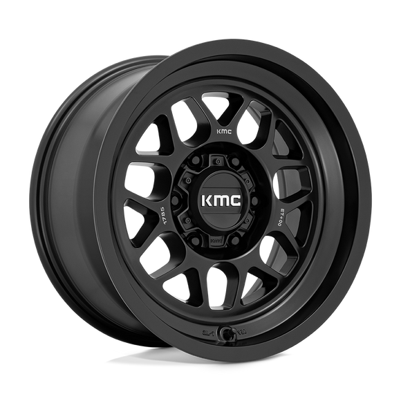 17X9 KMC KM725 TERRA Satin Black 5X127 ET-38 wheel/rim