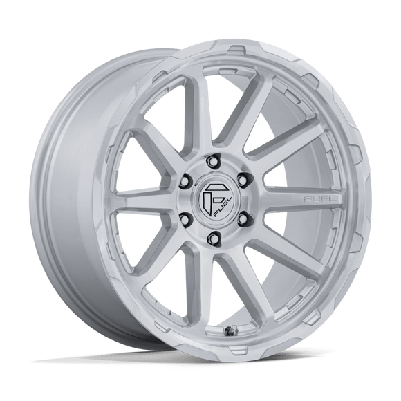 18x9 Fuel Off-Road FC887 Circuit Gloss Silver Machined Face 6x139.7 ET20 Wheel