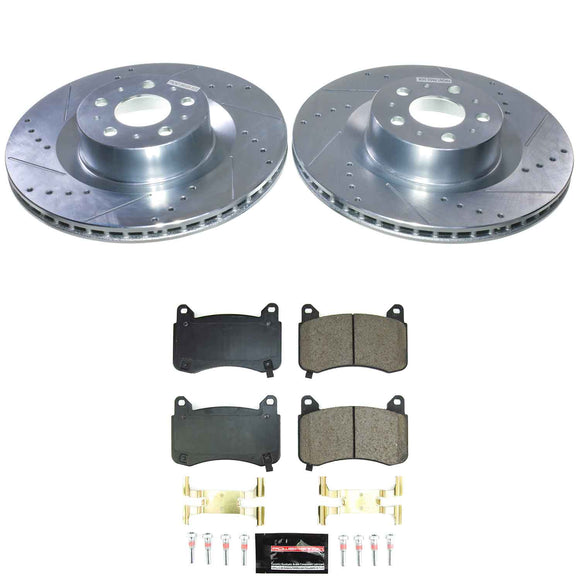 Z23 Daily Driver Carbon-Fiber Ceramic Brake Pad and Drilled & Slotted Rotor Kit