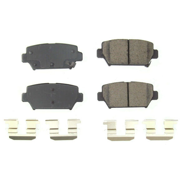 PowerStop Z17 Evolution Ceramic Brake Pads With Hardware