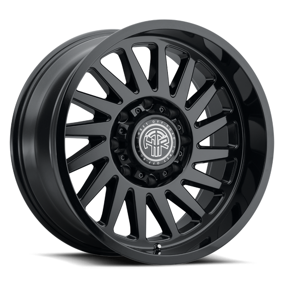 22x10 Thret Offroad Omega-902 Gloss Black Wheel 8x165.1 ET-21 CB125.2