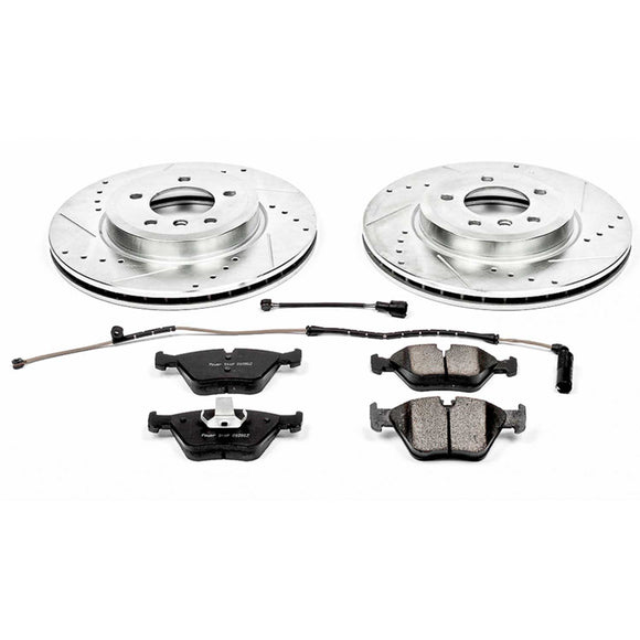 PowerStop Z23 Daily Driver Carbon-Fiber Ceramic Brake Pad and Drilled & Slotted