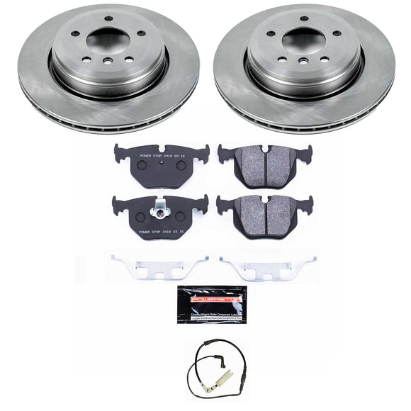 PowerStop Track Day Spec High-Performance Brake Pad and Rotor Kit