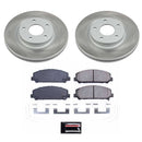 PowerStop Semi-Coated Rotor and Low-Dust Ceramic Brake Pad Kit