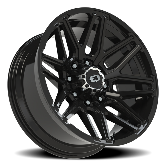 22X10 Vision 305 Rekluse Gloss Black Wheel 8x180 ET-19 CB124.2