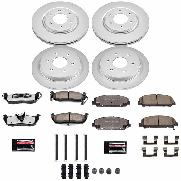 Z36 Truck & Tow Premium Carbon-Fiber Ceramic Brake Pad and Fully Coated Rotor Ki