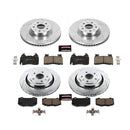 PowerStop Z23 Daily Driver Carbon-Fiber Ceramic Brake Pad and Drilled & Slotted
