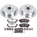 PowerStop Z36 Carbon-Fiber Ceramic Brake Pad with Drilled and Slotted Rotor Kit