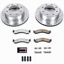 PowerStop Z36 Carbon-Fiber Ceramic Brake Pad with Drilled and Slotted Rotor Kit