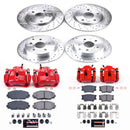 PowerStop Z23 Daily Driver Carbon-Fiber Ceramic Pads Drilled & Slotted Rotor & C