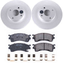 PowerStop Genuine Geomet Coated Rotor and Low-Dust Ceramic Brake Pad Kit