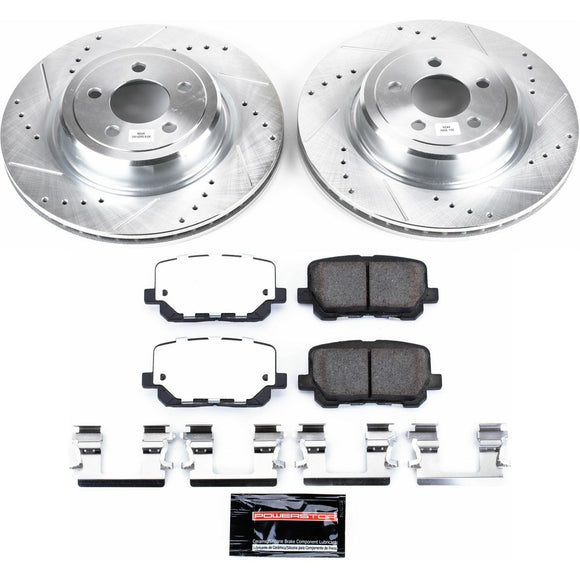 PowerStop Z26 Street Performance Ceramic Brake Pad and Drilled & Slotted Rotor K