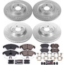 PowerStop Z23 Daily Driver Carbon-Fiber Ceramic Brake Pad and Drilled & Slotted