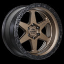 18x9 Lock Off-Road Olympus Matte Bronze Black Ring 5x127 5x5 ET-12 Wheel