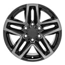 18" Replica CV34B fits Chevrolet Silverado 18x8.5 Machined Tinted