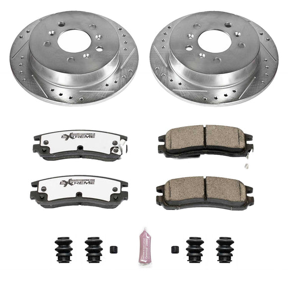 PowerStop Z26 Street Performance Ceramic Brake Pad and Drilled & Slotted Rotor K
