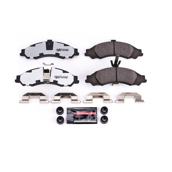 PowerStop Z26 Street Performance Carbon-Fiber Ceramic Brake Pads With Hardware