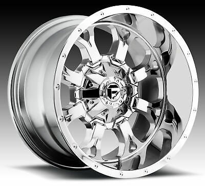 20x9 Fuel Off-Road D516 Krank Chrome Plated 6x135 ET1 CB106.1 Wheel Rim
