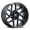 20x9 Vision 360 Sliver Satin Black Wheel 6x139.7 ET0 CB106.2