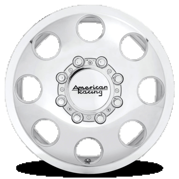 16X6 American Racing AR204 BAJA DUALLY POLISHED 8X170 ET111 wheel/rim