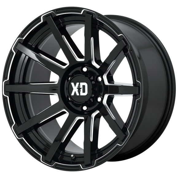 20X9 XD Series XD847 OUTBREAK Gloss Black Milled 5X150 ET18 wheel/rim