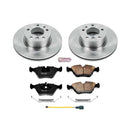 PowerStop OE Stock Replacement Low-Dust Ceramic Brake Pad and Rotor Kit