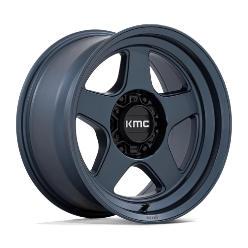 17X8.5 KMC KM728 Lobo Metallic Blue 6X139.7 6X5.5 ET-10 Wheel Rim
