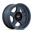 17X8.5 KMC KM728 Lobo Metallic Blue 6X139.7 6X5.5 ET-10 Wheel Rim