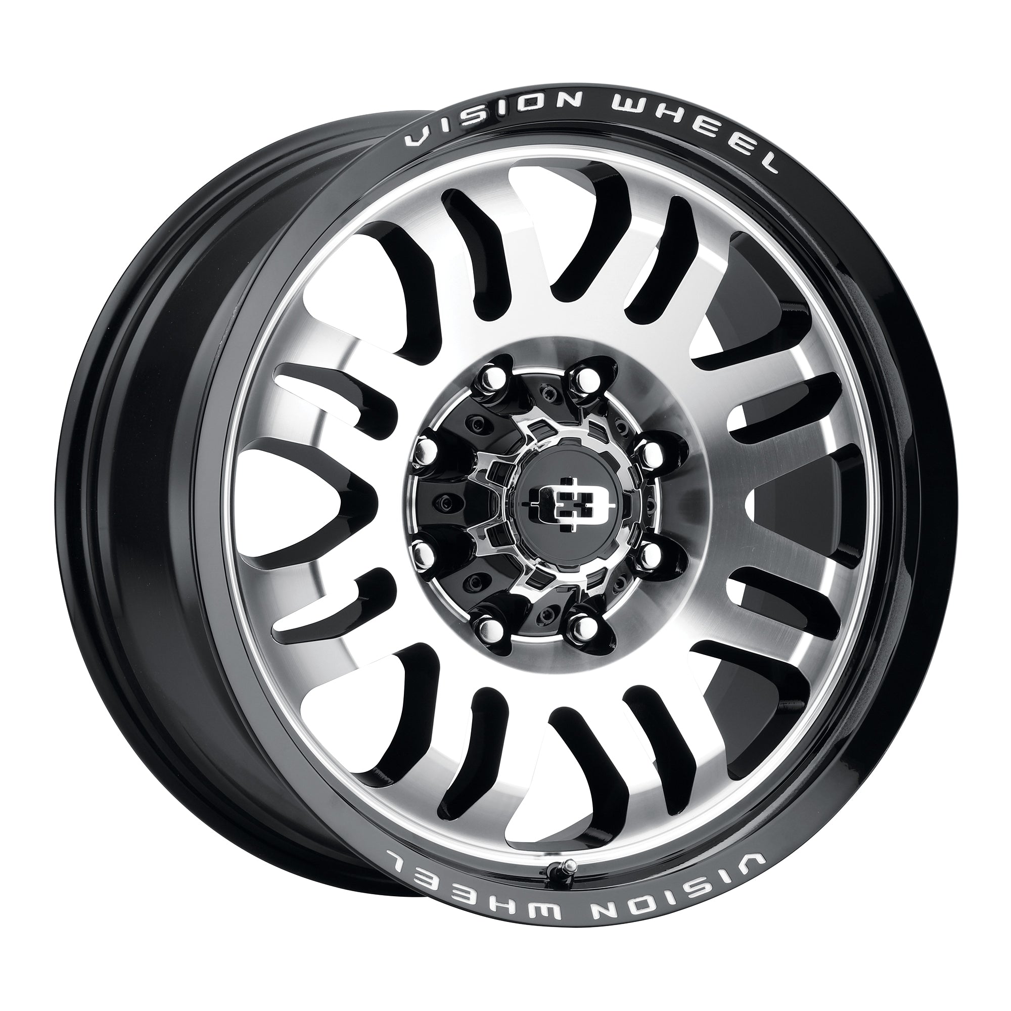 18x8.5 Vision 409 Inferno Black Machined Face 6x114.3 6x4.5 ET0 Wheel Rim - 0