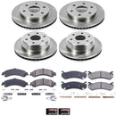 PowerStop OE Stock Replacement Low-Dust Ceramic Brake Pad and Rotor Kit