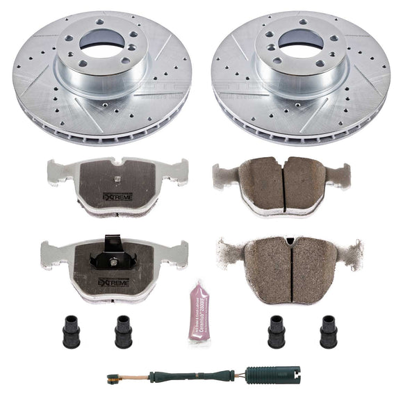 PowerStop Z26 Street Performance Ceramic Brake Pad and Drilled & Slotted Rotor K