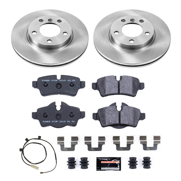 PowerStop Track Day Spec High-Performance Brake Pad and Rotor Kit