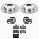 PowerStop OE Stock Replacement Low-Dust Ceramic Brake Pad, Rotor and Caliper Kit