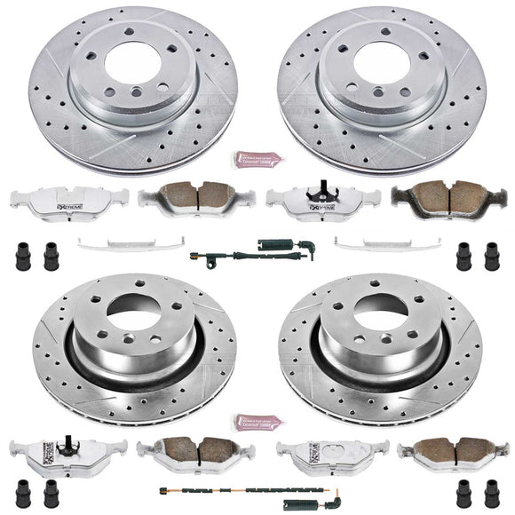 PowerStop Z26 Street Performance Ceramic Brake Pad and Drilled & Slotted Rotor K