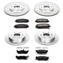 PowerStop Z23 Daily Driver Carbon-Fiber Ceramic Brake Pad and Drilled & Slotted