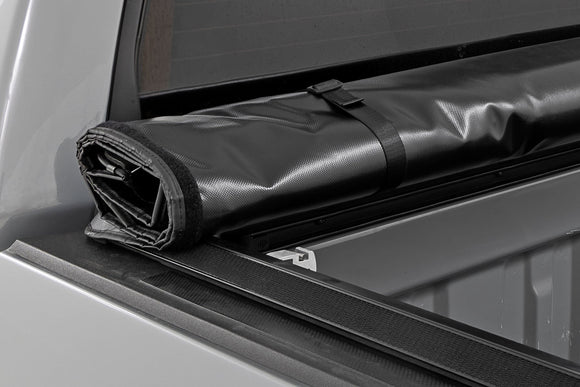 Rough Country Soft Roll Up Bed Cover 6'7 Bed For Toyota Tundra 07-21