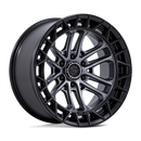 17x9 Fuel Off-Road FC874 Celsius Matte Gunmetal Black Lip 6x139.7 ET-12 Wheel