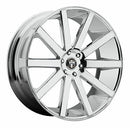 22x9 DUB Shot Calla Chrome Wheel/Rim 5x120 5-120 22-9-4